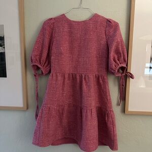 Forever 21 Pink Textured Mini Dress